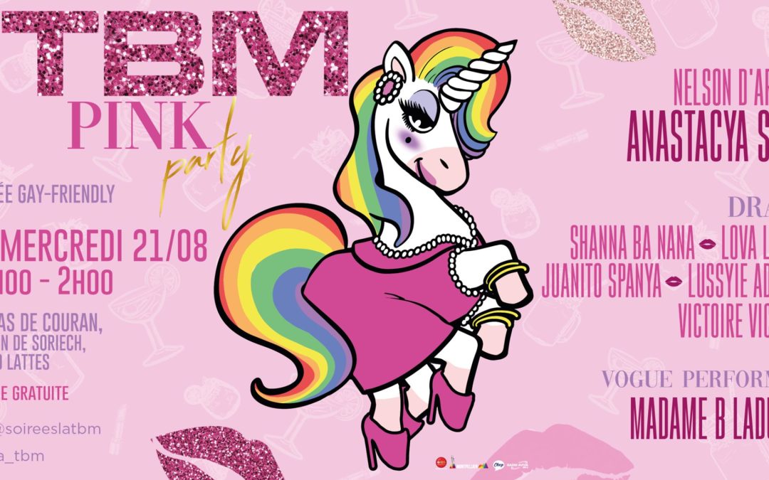 MERCREDI 21 AOÛT → La TBM Pink Party